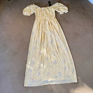NWT! Lulus Long Floral Dress